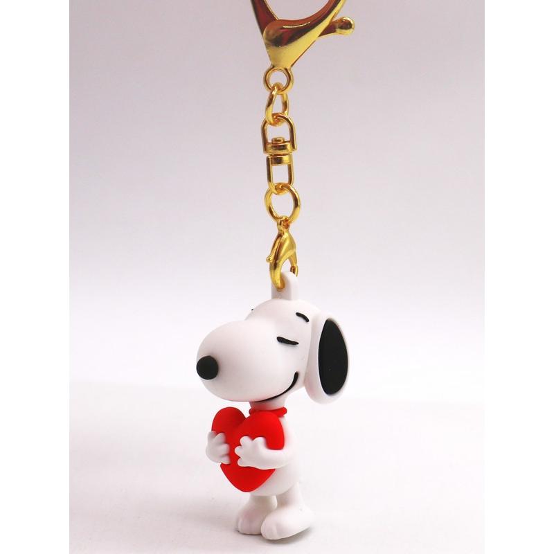 SNOOPY スヌーピー ミニフィギュア キーホルダー ハート キー SNOOPY スヌーピー ミニフィギュア キーホルダー ハート キー