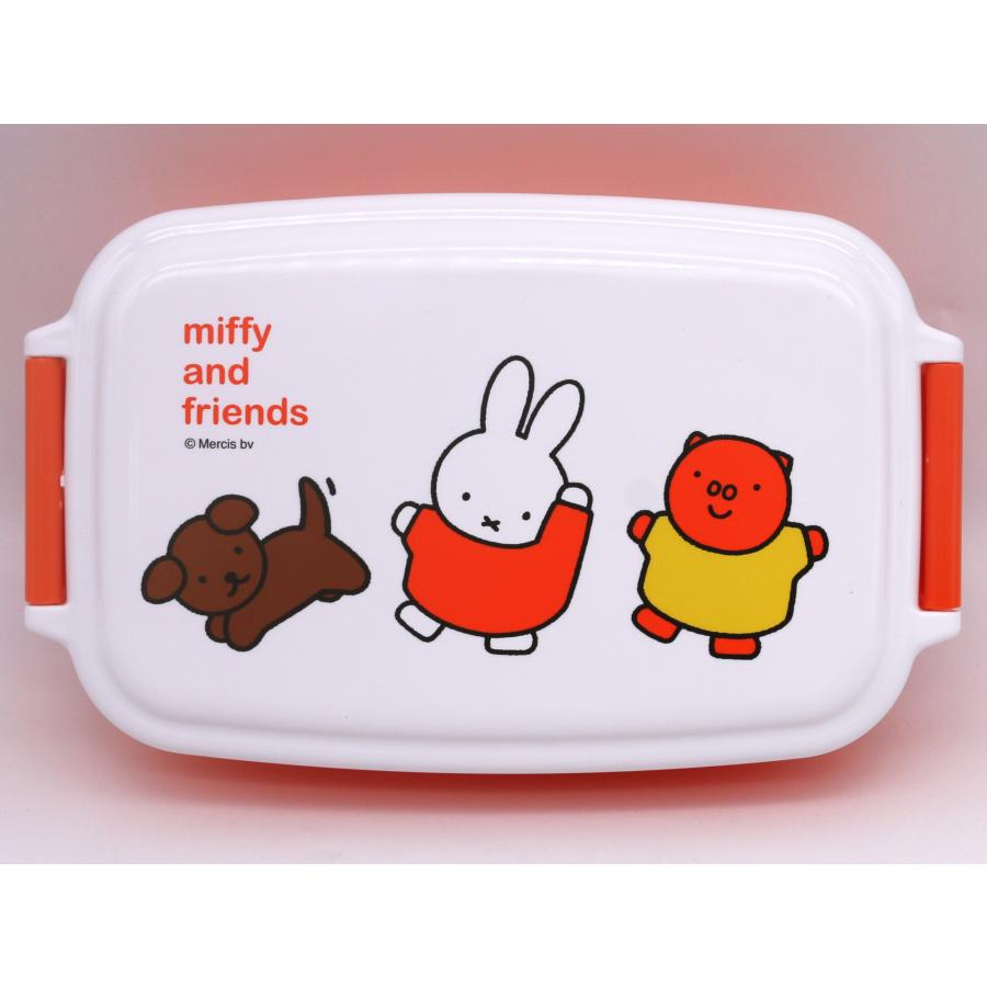 Miffy miffy and friends 角型密封弁当箱 500ml ランチボックス Miffy miffy and friends 角型密封弁当箱 500ml ランチボックス