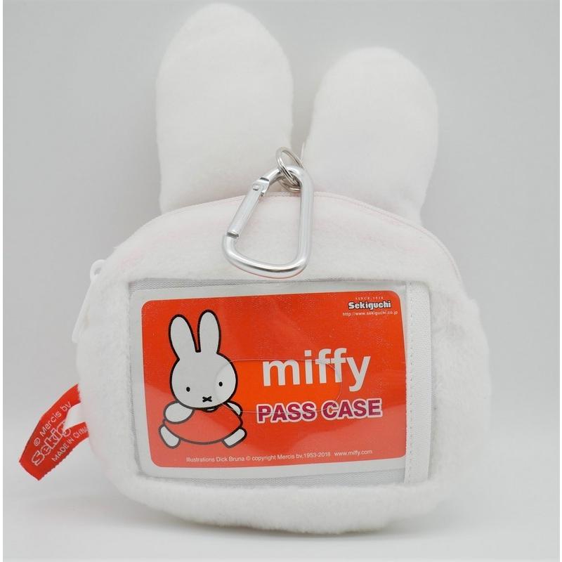 送料無料 ミッフィー Miffy ぬいぐるみフェイスパスケース