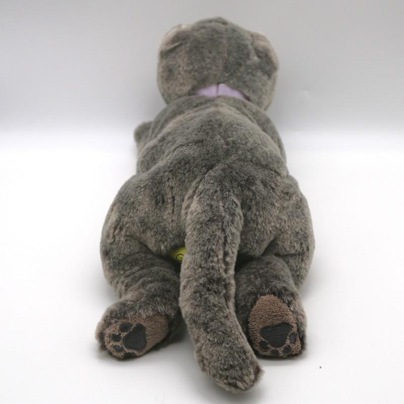 ひげ付きグレーュ猫、テディベア Amazon.co.jp: エキゾチックショートヘア 猫 ぬいぐるみ リアル