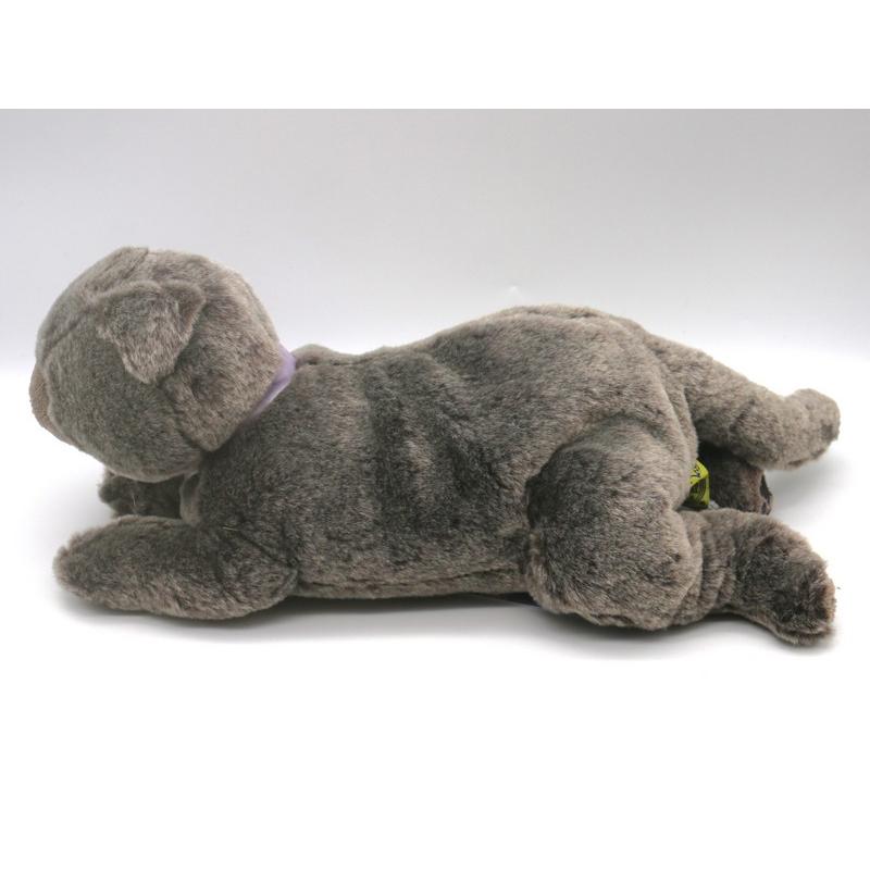 ひざねこ スコティッシュフォールド GY グレー ぬいぐるみ 犬猫