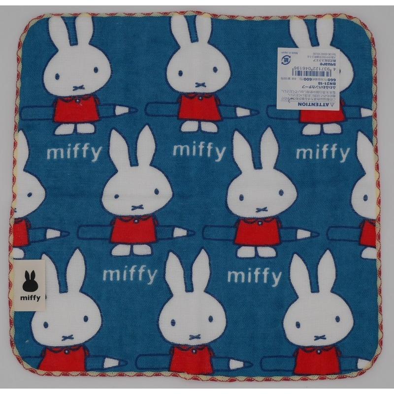 ミッフィー ふわふわハンカチーフ BN21-18 ミニタオル タオルハンカチ ガーゼハンカチ miffy グッズ キャラクター ブルーナ