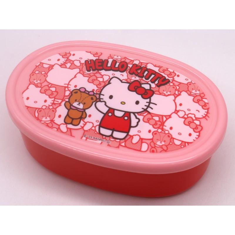 ハローキティ 抗菌 シール容器 3Pセット うしろうしろ 入れ子式 ハローキティ 抗菌 シール容器 3Pセット うしろうしろ 入れ子式