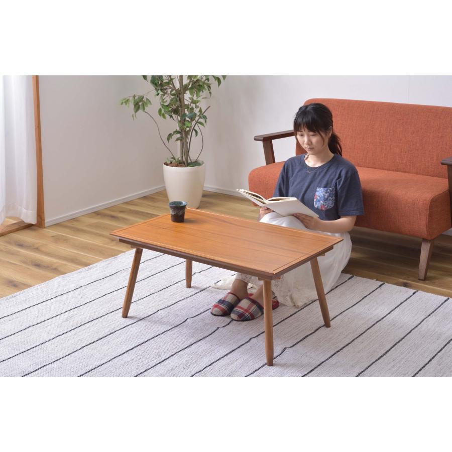 こたつ こたつテーブル コタツ コンパクト 長方形 80×50cm 石英管ヒーター 一人暮らし センターテーブル ローテーブル 工具不要 簡単組立 新生活の画像