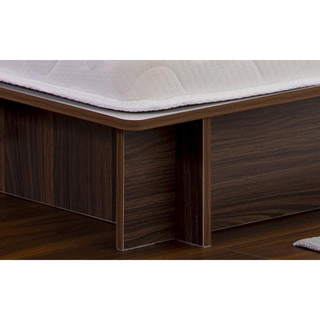ベッド Cross Bed SHELF980 シェルフ幅980＋ヘッドレスSベッドフレーム
