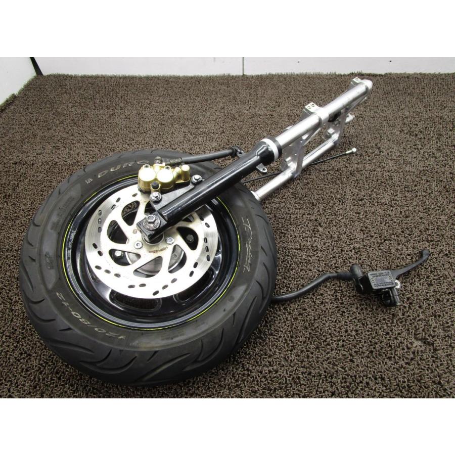 エイプ キャブ車 AC16 タイヤホイールセット エイプ50 ASSY ディスク化 フロントホイール ディスク □R824