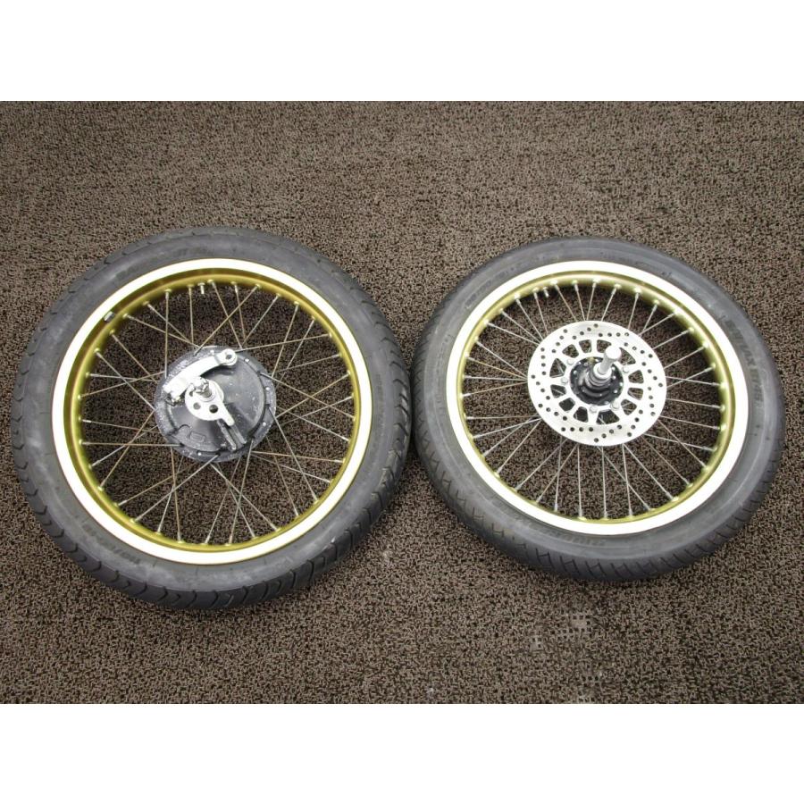 YAMAHA　DT200WR純正  前後ホイールセット YAMAHA DT200WR純正 前後ホイールセット DT200WR 3XP純正