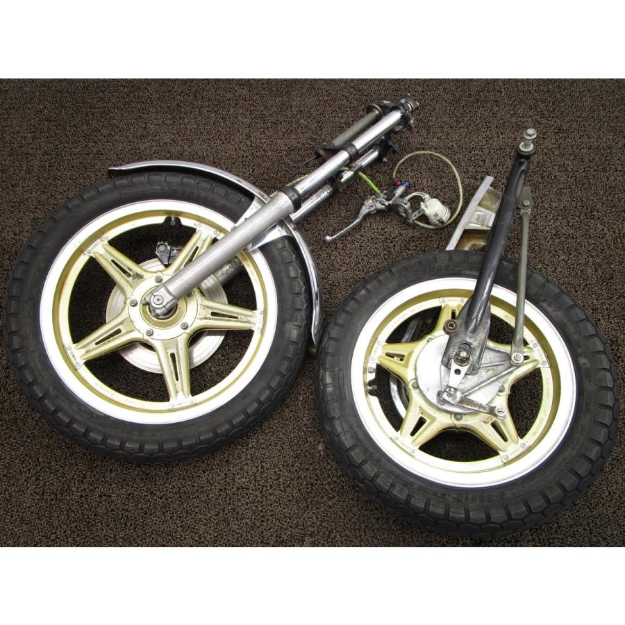 CM250T ホイール前後セット ASSY ☆U131 フォーク リアサス！ キャリパー ディスク MC04 ホンダ キャブ車 検) バブ ホーク CM CBの画像