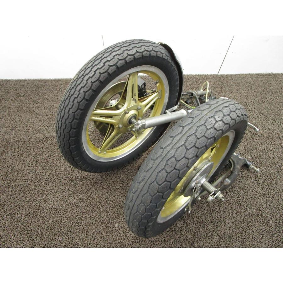 CM250T ホイール前後セット ASSY ☆U131 フォーク リアサス！ キャリパー ディスク MC04 ホンダ キャブ車 検) バブ ホーク CM CBの画像