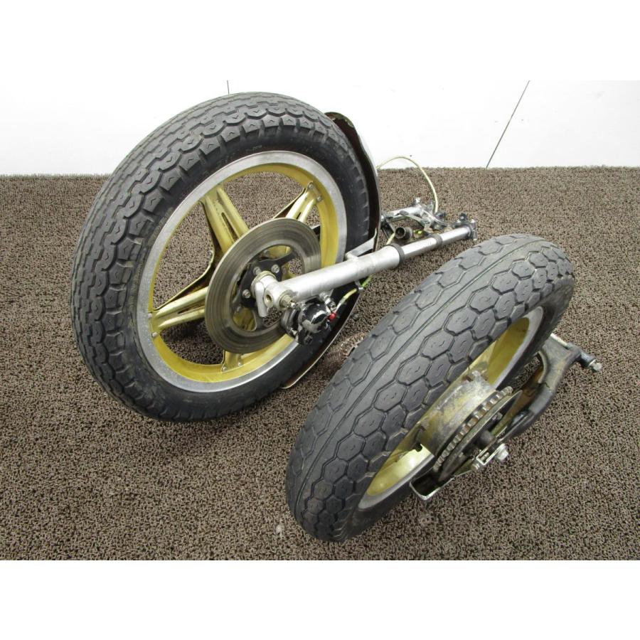 CM250T ホイール前後セット ASSY ☆U131 フォーク リアサス！ キャリパー ディスク MC04 ホンダ キャブ車 検) バブ ホーク CM CBの画像