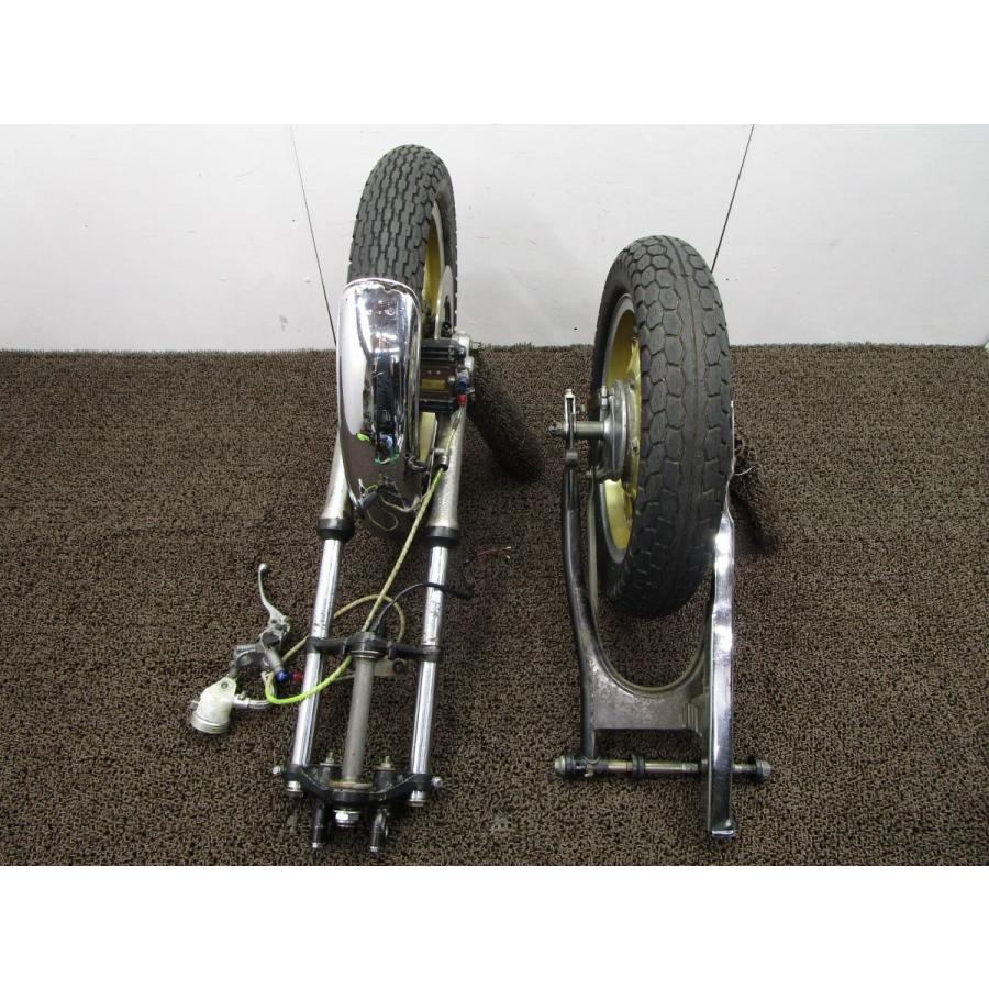 CM250T ホイール前後セット ASSY ☆U131 フォーク リアサス！ キャリパー ディスク MC04 ホンダ キャブ車 検) バブ ホーク CM CBの画像