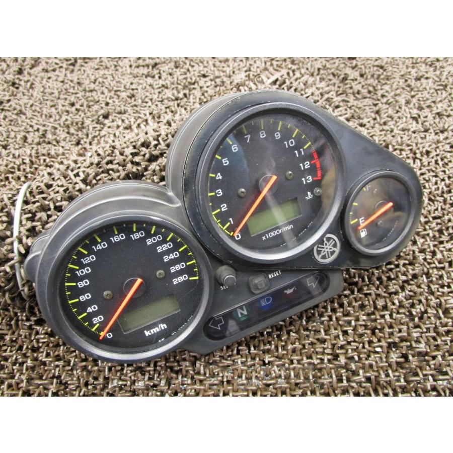 FZS1000 フェザー メーター スピード タコ 280Km △W482！ フューエル