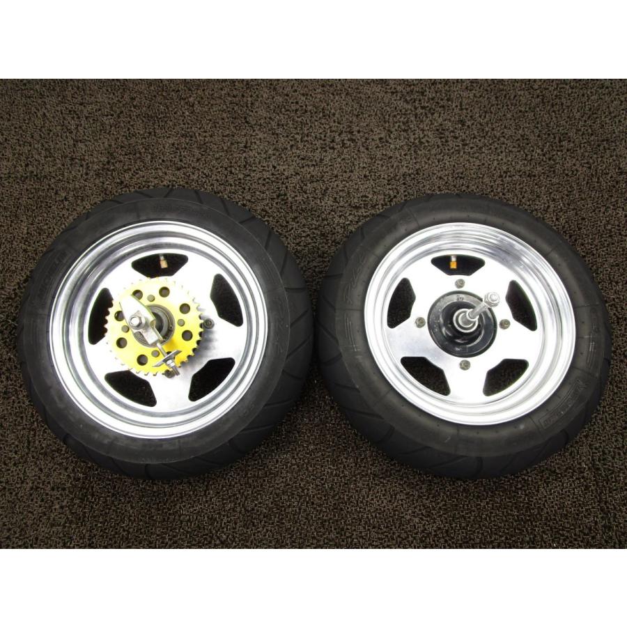 エイプ キャブ車 AC16 タイヤホイールセット エイプ50 前後タイヤホイールセットキャブ車ac16