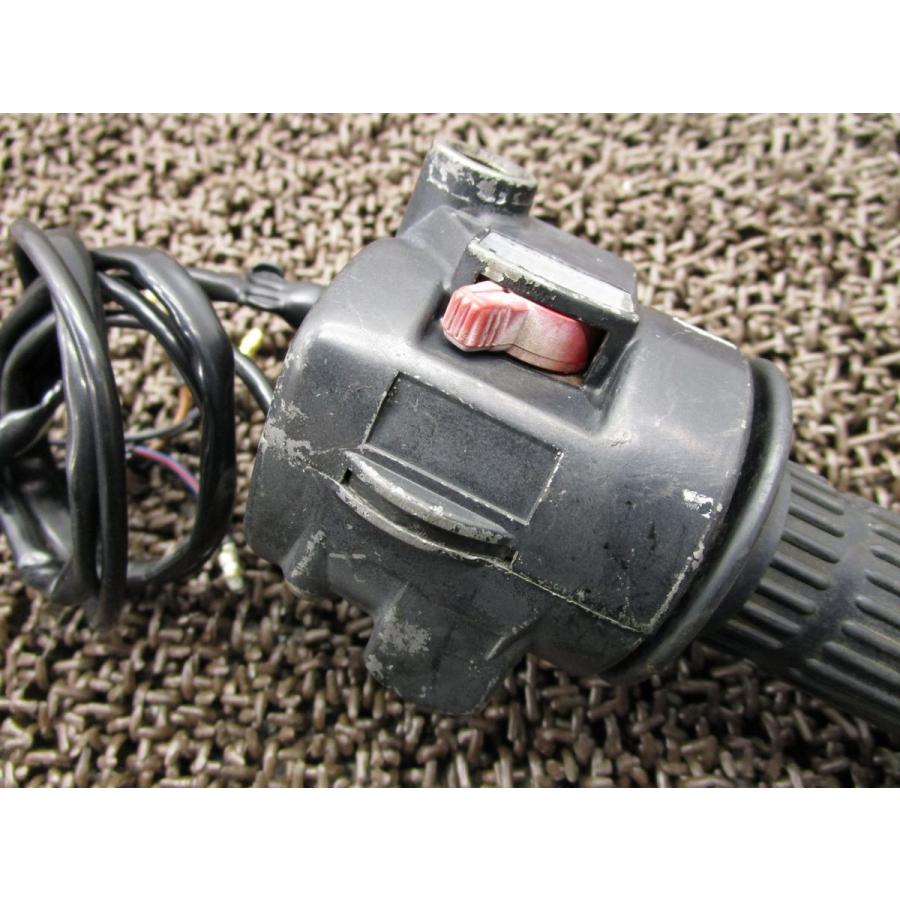 KV75 ハンドルスイッチ 右 スロットル グリップ ●Z724 レバー！KV075A カワサキ 【 KV075AE 】 キャブ車の画像
