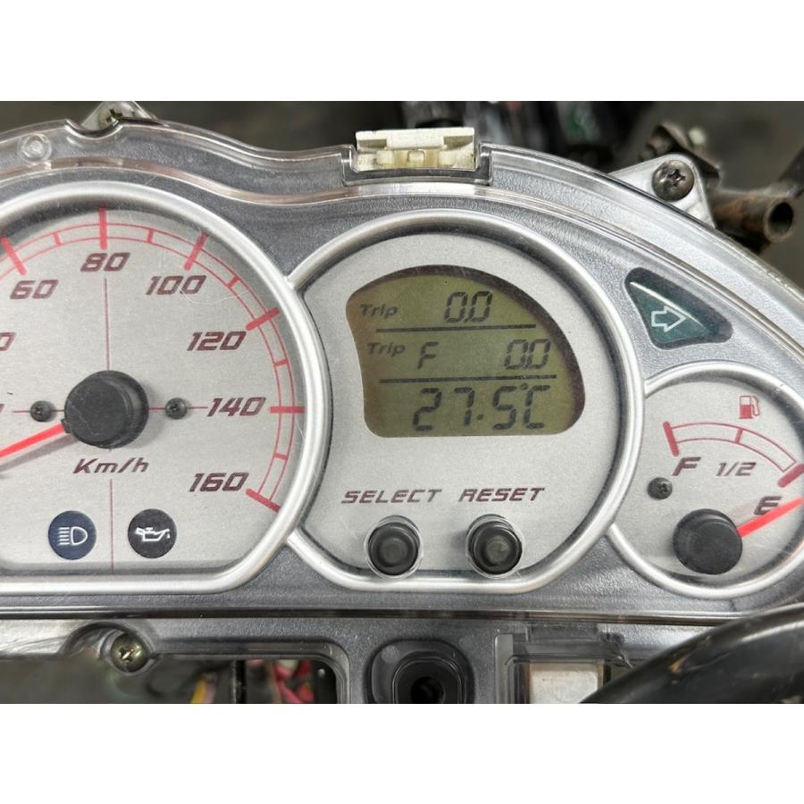 マジェスティ250C メーター 5連 スピード タコ △A2582 油温計