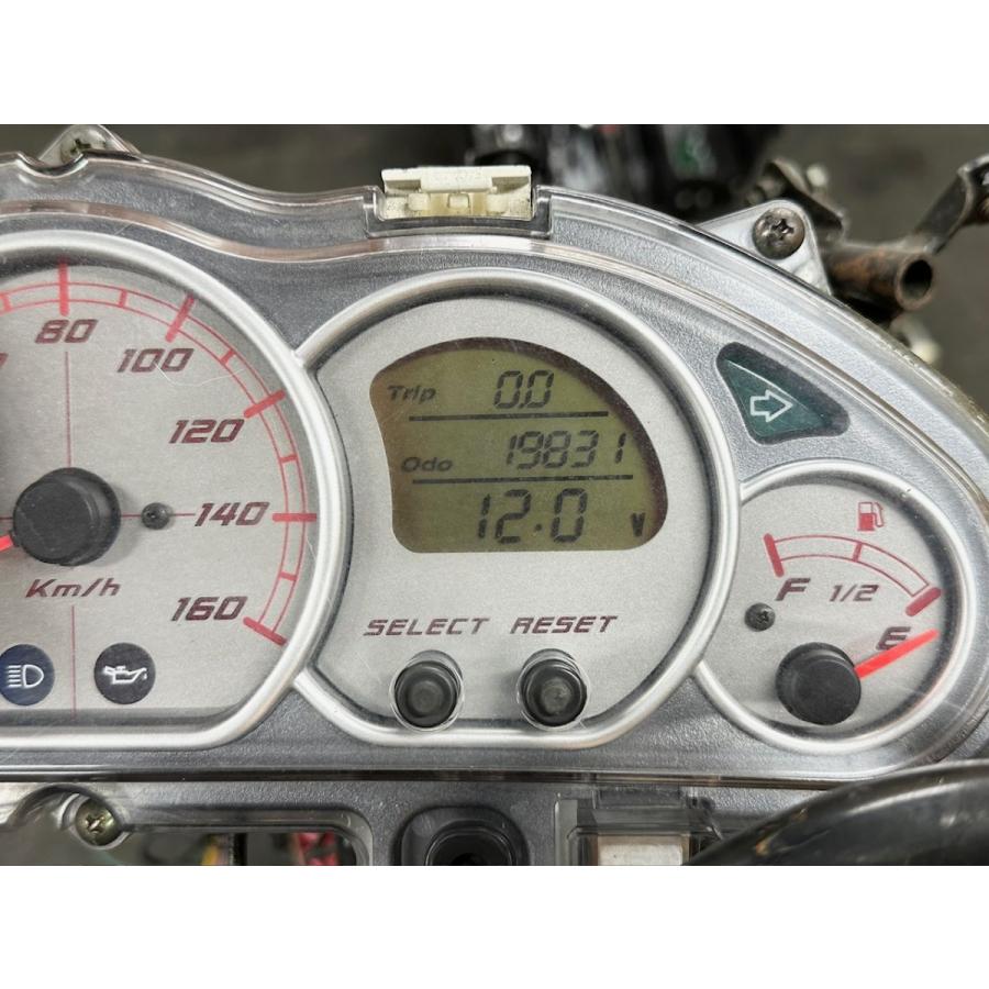 マジェスティ250C メーター 5連 スピード タコ △A2582 油温計