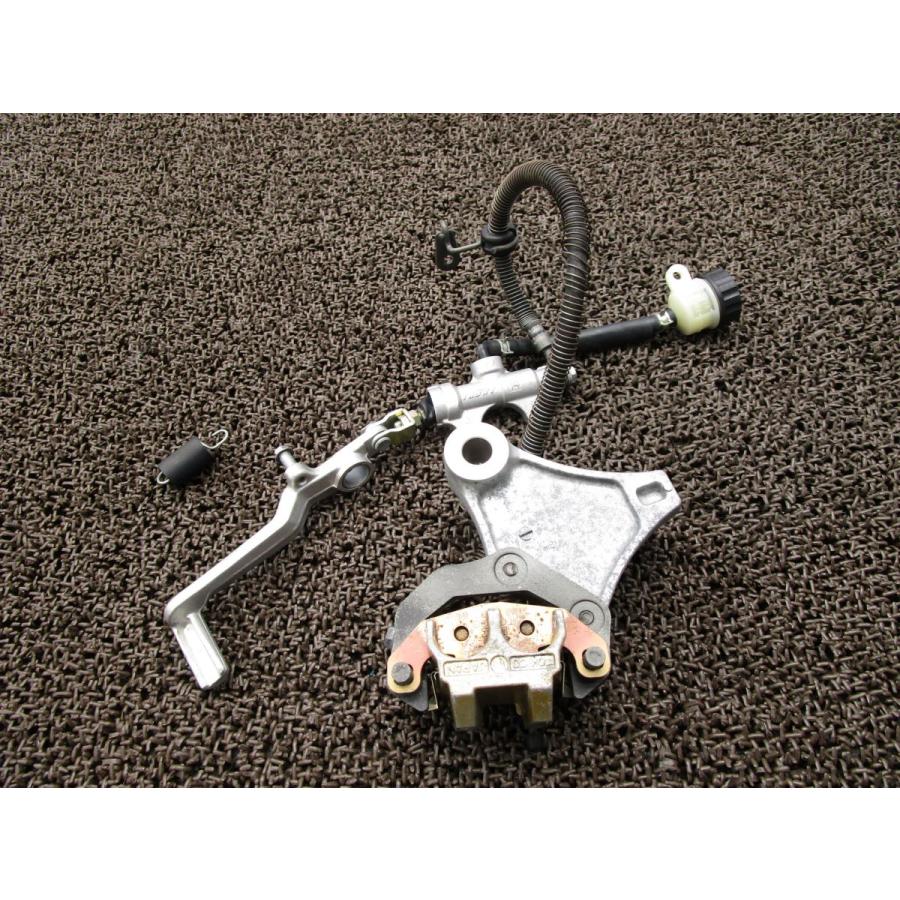 ポコ　リアブレーキキャリパー、ディスク、マスター、ペダル ZXR250 リアキャリパー マスター ブレーキペダル △A2902！ZX250A