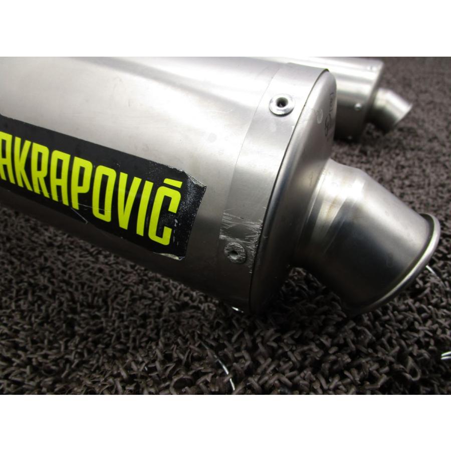 SV1000S 社外 AKRAPOVIC マフラー サイレンサー □A7202！VT54A