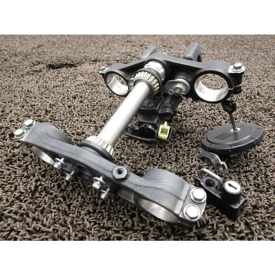 Dトラッカー125 トップブリッジ ステム メインキーセット ▲A9839！LX125D カワサキ 【 LX125CE 】 D-TRACKER 動画有 FI インジェクション_2