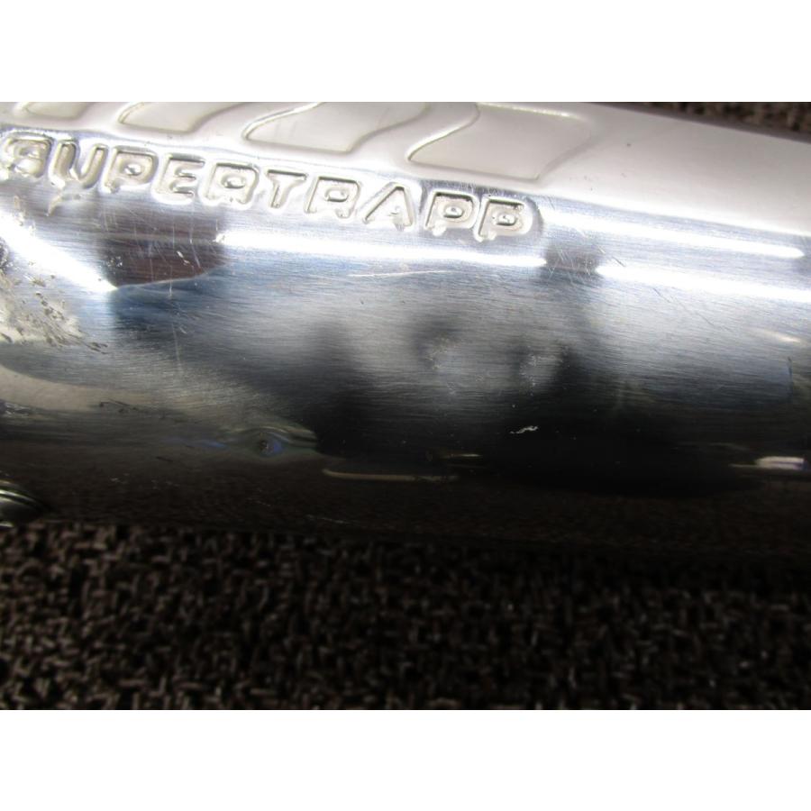 SR400 社外 スーパートラップ マフラー サイレンサー □B616！ SUPER