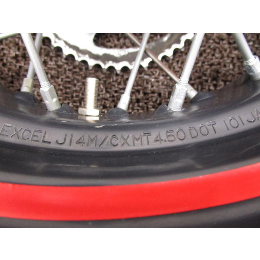 TTR125 リアホイール　スプロケット　ドラムブレーキセット バンバン200 リアホイール スプロケット ブレーキドラム □B1186