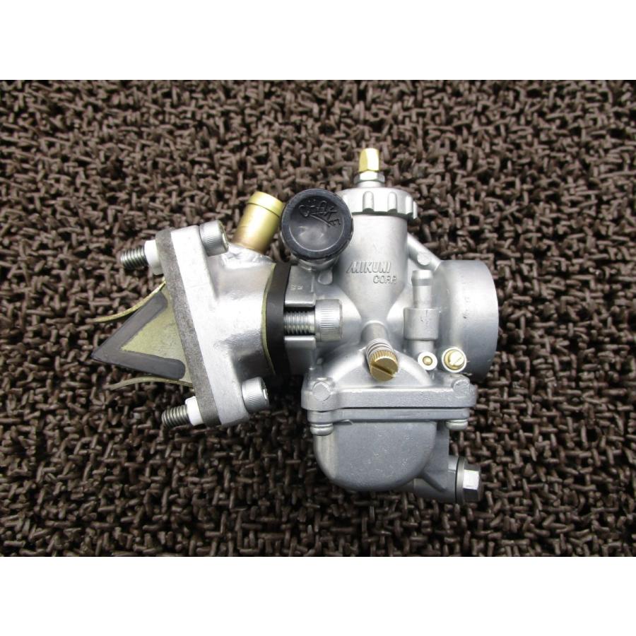 DT50 MIKUNI キャブレター KITACO製 マニホールド ●B3532！17W OH素材に ヤマハ 【 5R2 】 キャブ車 動画有 6V_3