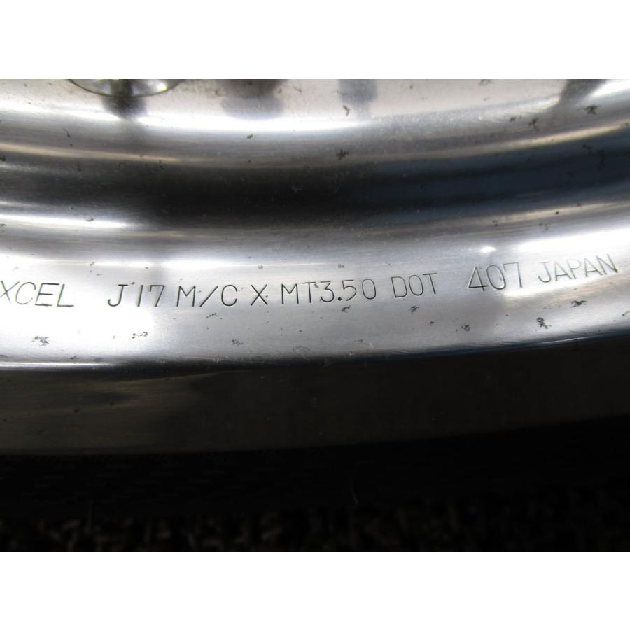 WR400F タカサゴ フロントホイール 17インチ □B4577 モタード！ ディスク キャリパー シャフト CH02W ヤマハ 【 H304E 】 キャブ車 動画有の画像