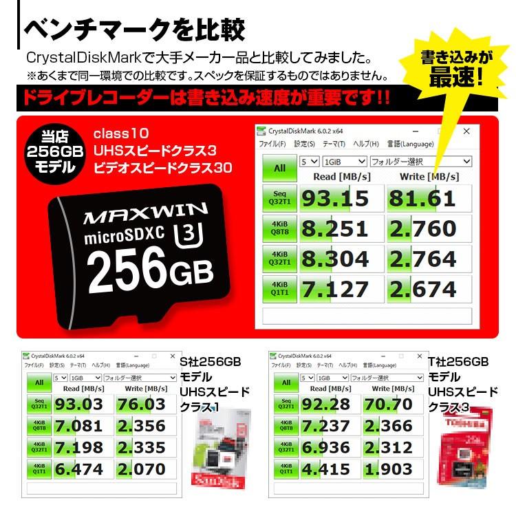 1年保証 ドラレコ用 microSDカード 256GB マイクロ ドライブレコーダー