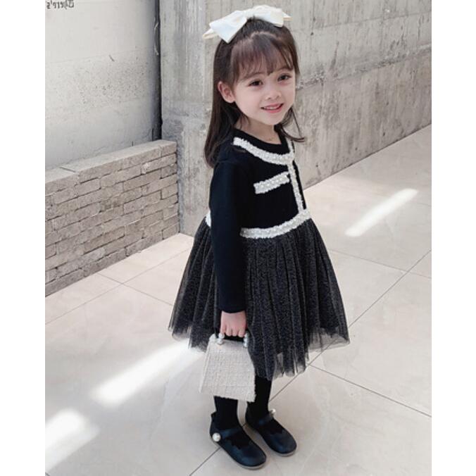 奇跡の再販 ワンピース キッズ 上品 女の子 かわいい おしゃれ 子供服 長袖 結婚式 発表会 お出かけ ガーリー 春 秋 薄手 95 100 110 115 大人気 Helpit Me