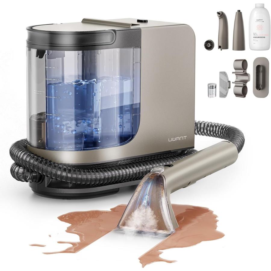 Uwant B400 スチームクリーナー【100℃蒸気+60℃加熱+18000Pa超強吸引力
