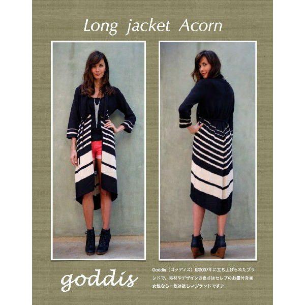goddisのおしゃれなロングジャケット