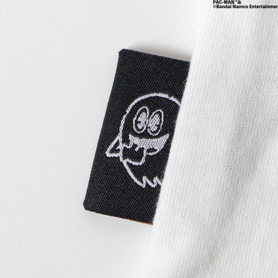 パックマンコラボTシャツ BREEZE J307666 ブラック オフホワイト