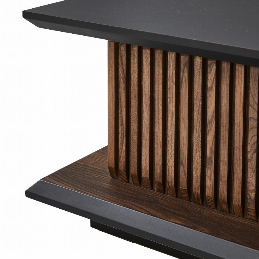 ローテーブル 100 ローボード 完成品 幅100 高さ32 ロー 無垢 引出し