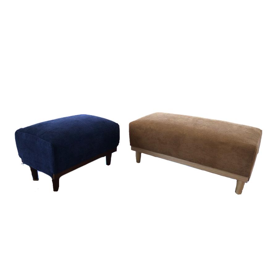 ソファ ゆったり ファブリック 二人掛け 三人掛け スツール