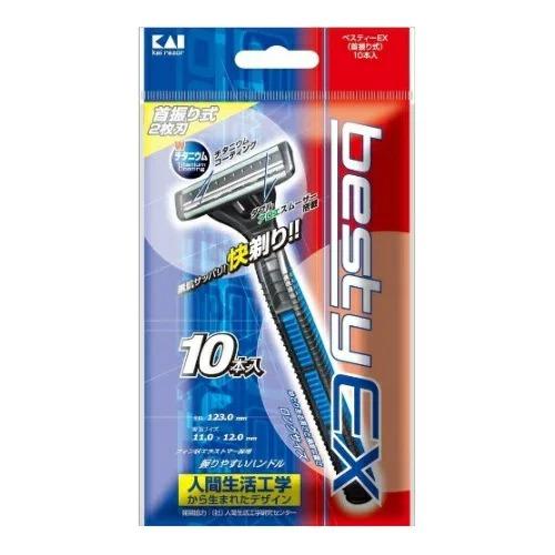 besty EX ベスティーEX首振り 10本入 ボディケア カミソリ T字