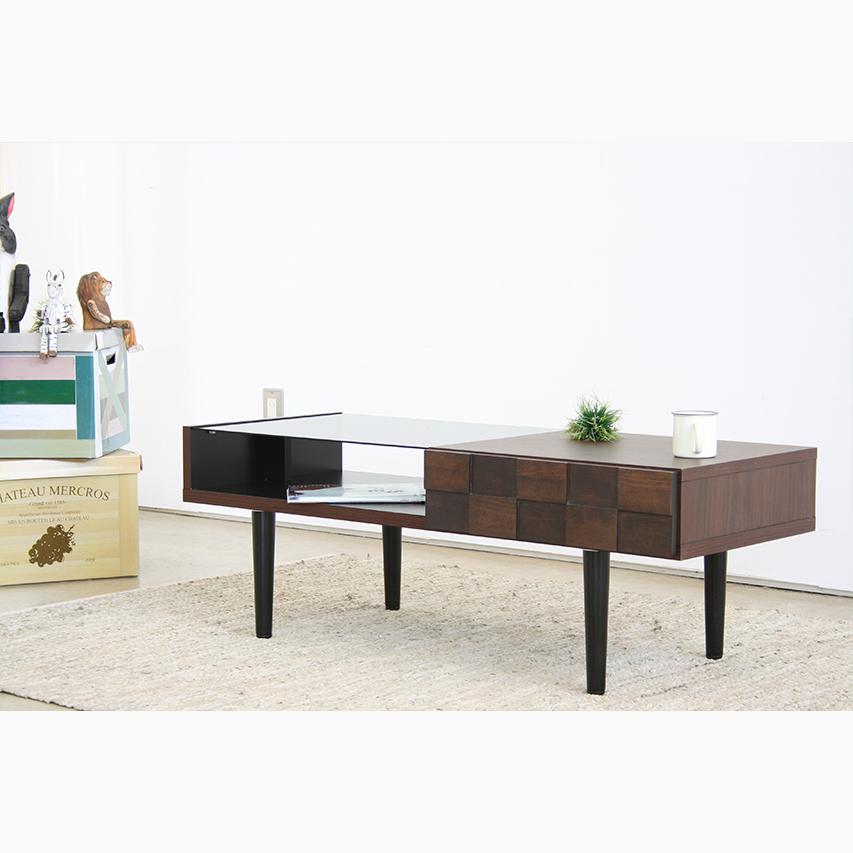 COLK コルク リビングテーブル 凸凹デザインが特徴的 センターテーブル テーブル 机 table 国産