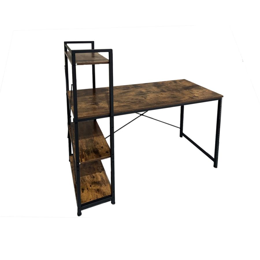 デスク 棚付き ラック 収納 省スペース ソニック ヴィンテージ 120cm