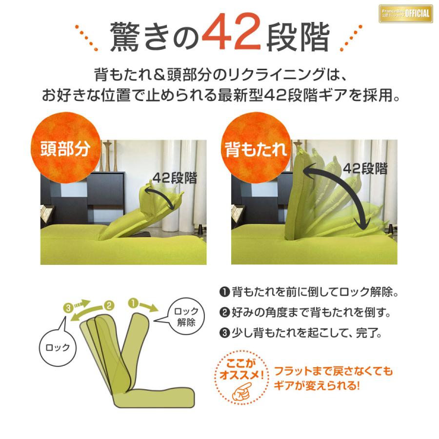 フランスベッド 座椅子 On&off-2 ローソファFranceBed 手動 フランスベッド 座椅子 On&off-2 ローソファFranceBed 手動