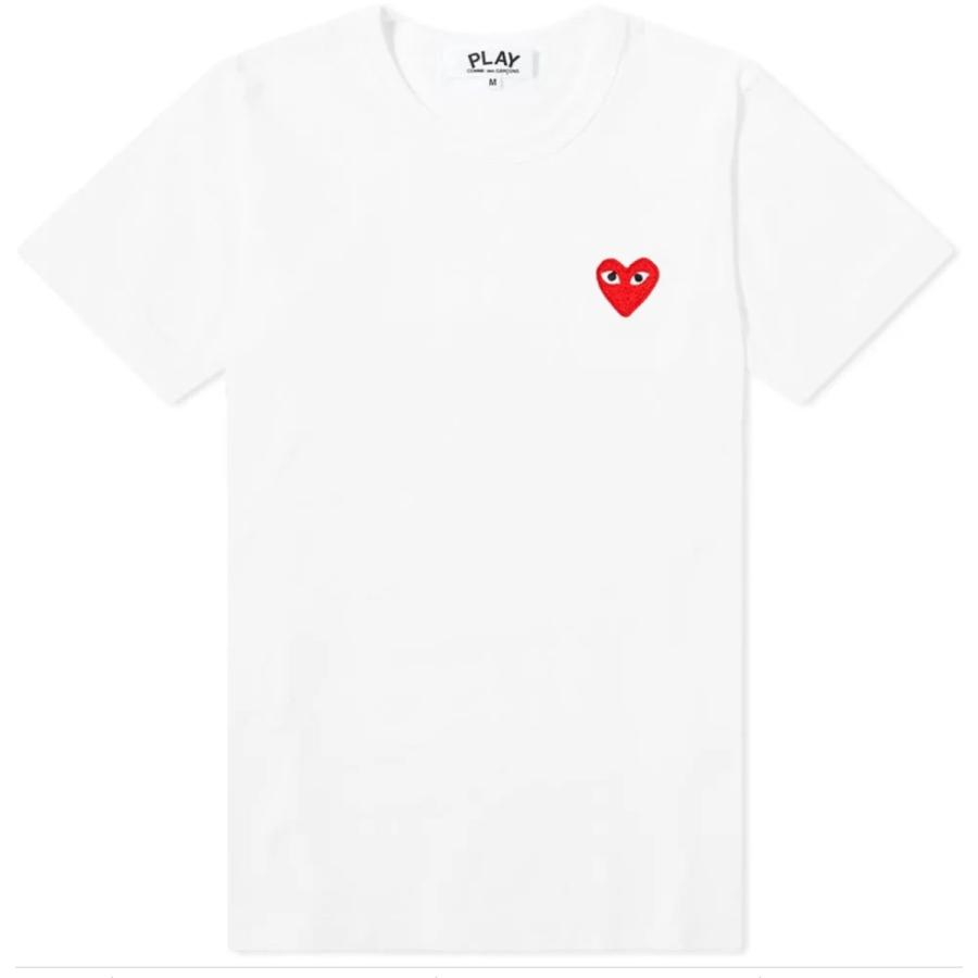 コムデギャルソン プレイ Comme Des Garcons Play 半袖ロゴハート White Red ホワイト レッド メンズ Az T108 051 2 Mona Rosetta 通販 Yahoo ショッピング
