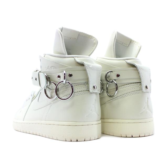 コムデギャルソン COMME des GARCONS CONVERSE NIKEナイキ エアジョーダン1ハイストラップスニーカー White ホワイト