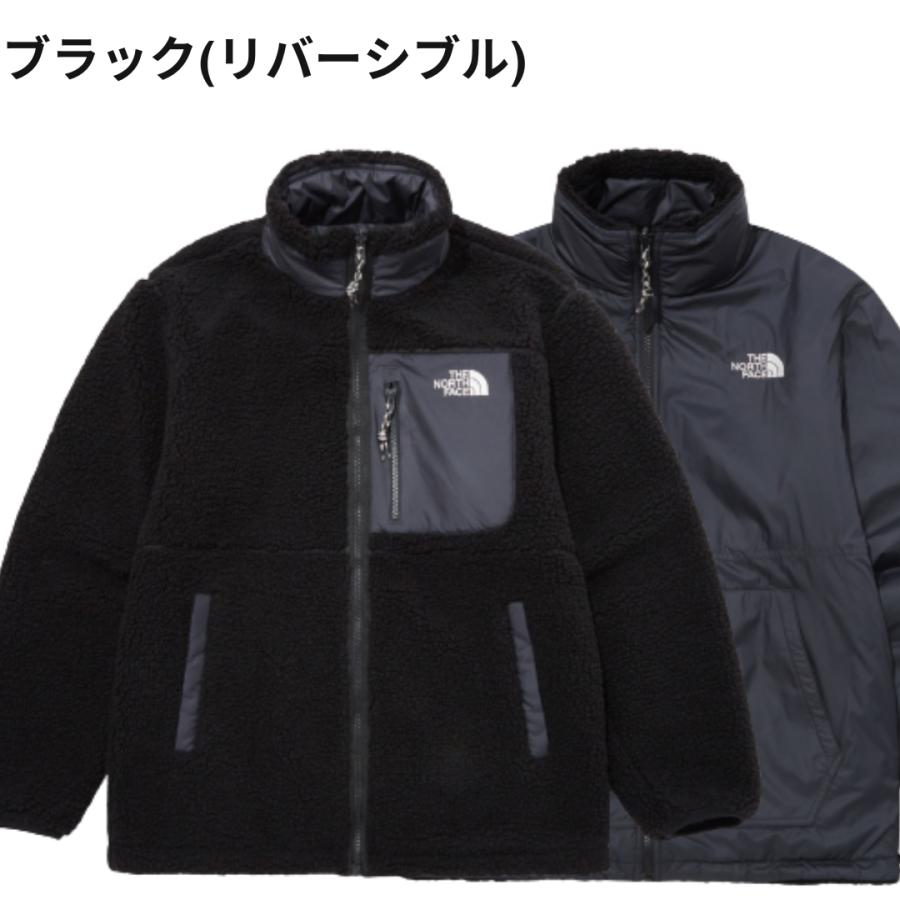 ノースフェイス フリース プレイグリーン THE NORTH FACE PLAY GREEN RVS FLEECE ジャケット リバーシブル モコモコ ボア｜monarosetta｜02