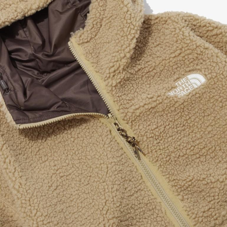 レディース THE NORTH FACE フリースパーカー キャメル NJ4FP57B XL