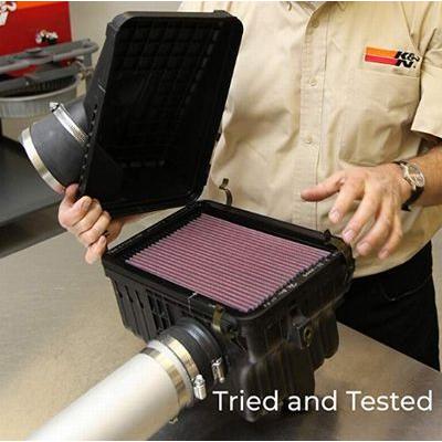 K&N 【並行輸入品】K&N33-2865 純正交換エアフィルター AUDI/VW 用