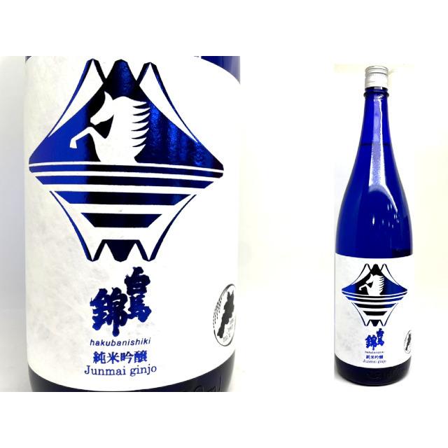 白馬錦 純米吟醸 美米酒 1 8l 信州白馬 藤森酒店 通販 Yahoo ショッピング