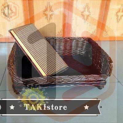 ペットベッド 耐噛み 藤ベッド マット 和式 ひんやり 犬用 犬マット 夏 クッション ペットソファ ござ 四季 寝床 猫用 手作り 編み物 大型犬 中型犬 