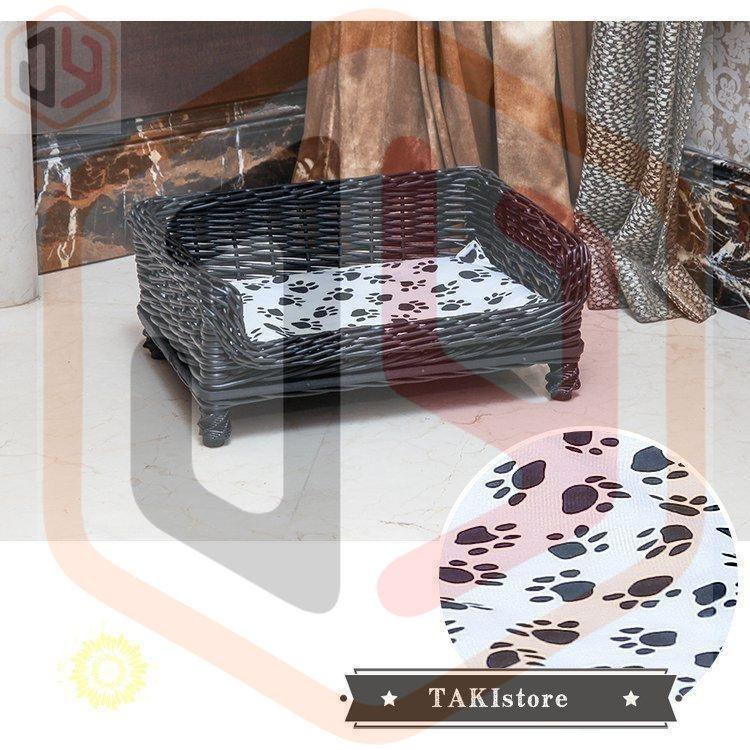 ペットベッド 耐噛み 藤ベッド マット 和式 ひんやり 犬用 犬マット 夏 クッション ペットソファ ござ 四季 寝床 猫用 手作り 編み物 大型犬 中型犬 