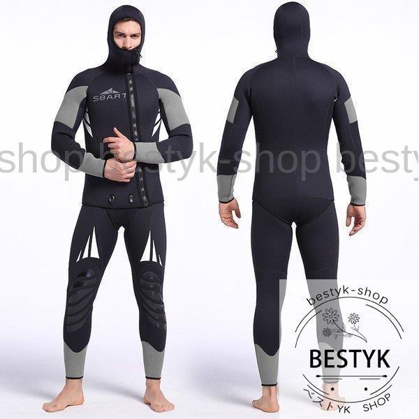 ウェットスーツ ィッシング ダイビング ウエットスーツ 5mm 2ピース ウェットスーツ メンズ 大人用 男性用 スキンダイビング ウェットスーツ ダイビング
