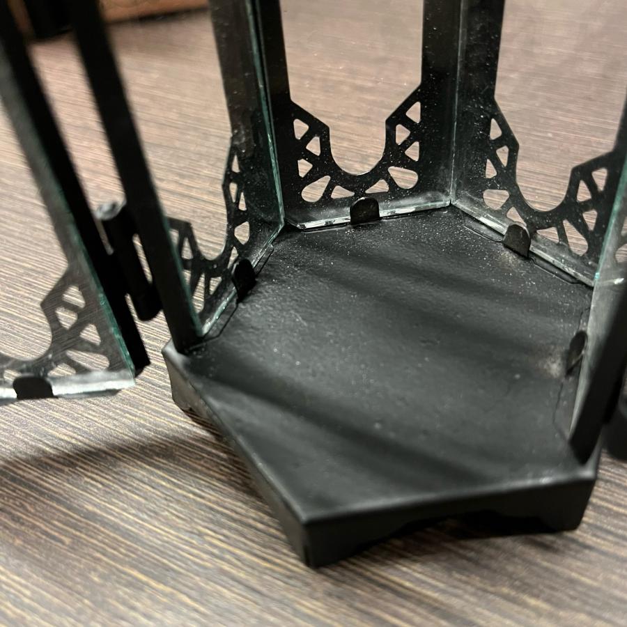 キャンドルホルダー ランタン アンティーク レトロ ティーライト オシャレ照明 アイアン インテリア アロマ | ブランド登録なし | 09