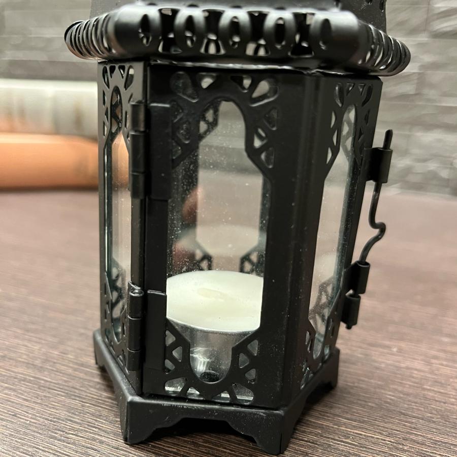 キャンドルホルダー ランタン アンティーク レトロ ティーライト オシャレ照明 アイアン インテリア アロマ | ブランド登録なし | 10