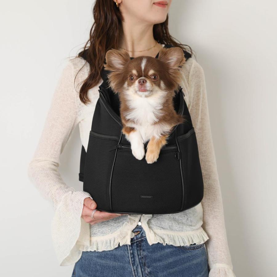 moncheri メッシュキャリーバッグ リュック 小型犬用　Sサイズ moncheri（モンシェリ） 犬 キャリーバッグ リュックキャリー かわいい